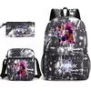 K-POP Demon Hunter Girl Group Children's Backpack, Pencil Case, and Shoulder Bag Set for Middle School Students
