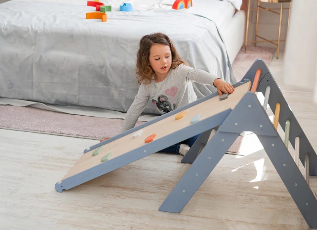 Детская площадка Moon Home белого и серого цвета