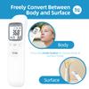 Non-Contact Infrared Thermometer for Forehead Instant Accuracy Readings Fever Alarm 32 Readings