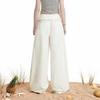 UNIFREE Korean Style Ruffle Hem Wide-Leg Pants