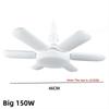Лампа светодиодная HOMZY E27 с лопастями вентилятора и таймером 220В110В 28Вт 200Вт Складная светодиодная промышленная лампа для дома, потолочного освещения, гаражного освещения