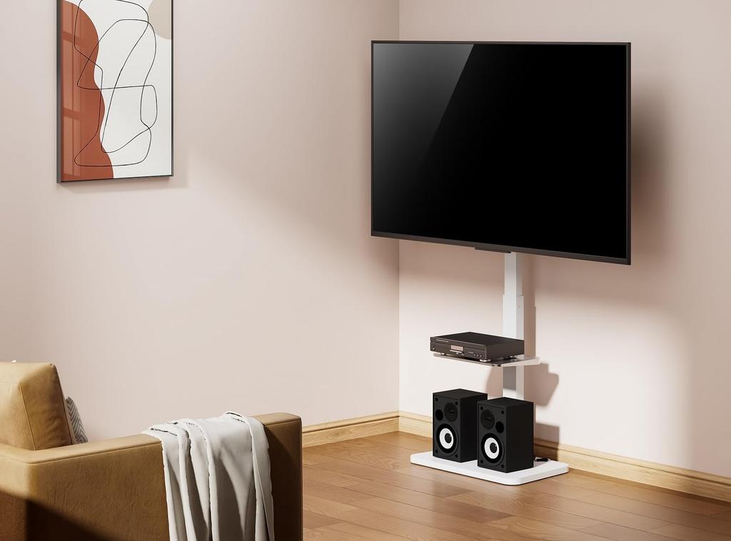 Совместимость с телевизором Green House, подставка VESA белого цвета, настенное крепление, 37-75 дюймов, 40 кг, ширина 200-600/высота 200-400, GH-TVFB-WH