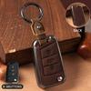 Car Zinc Alloy Flip Key Case Cover Holder For Volkswagen VW Golf 7 For Skoda A5 Fabia A7 Kodiaq Karoq Key Chain