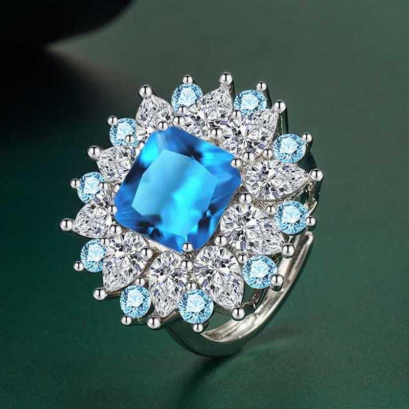 Sace Gems Классическое кольцо из медного сплава с цирконом, женские ювелирные изделия, свадебный подарок для вечеринки