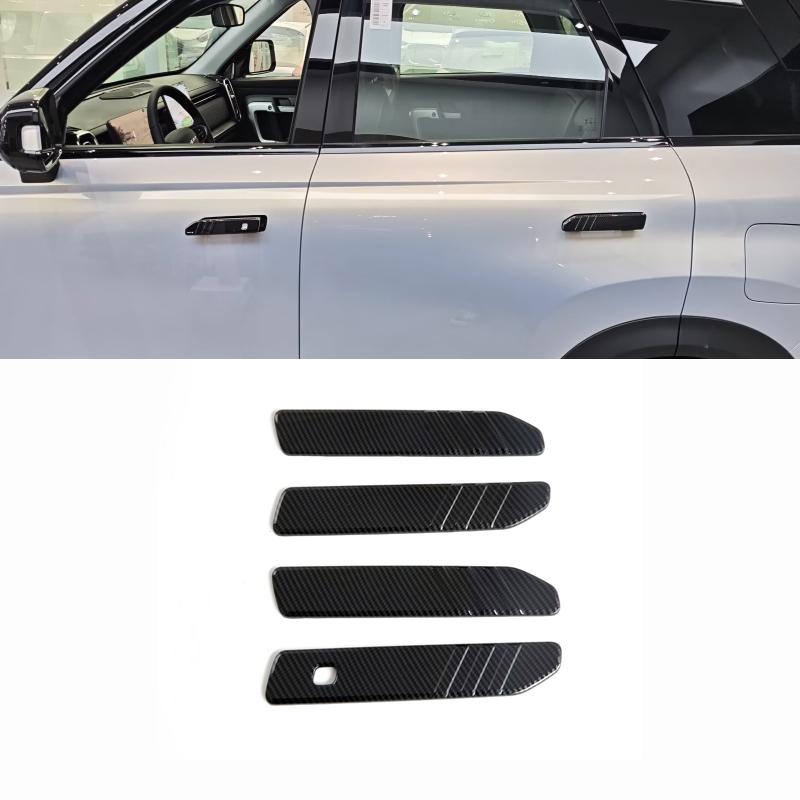 Для Chery JAECOO J7 2024 2025 ABS карбон Накладки на зеркала боковых дверей накладка на задний противотуманный фонарь накладка на ручку двери наклейки на крышку бензобака