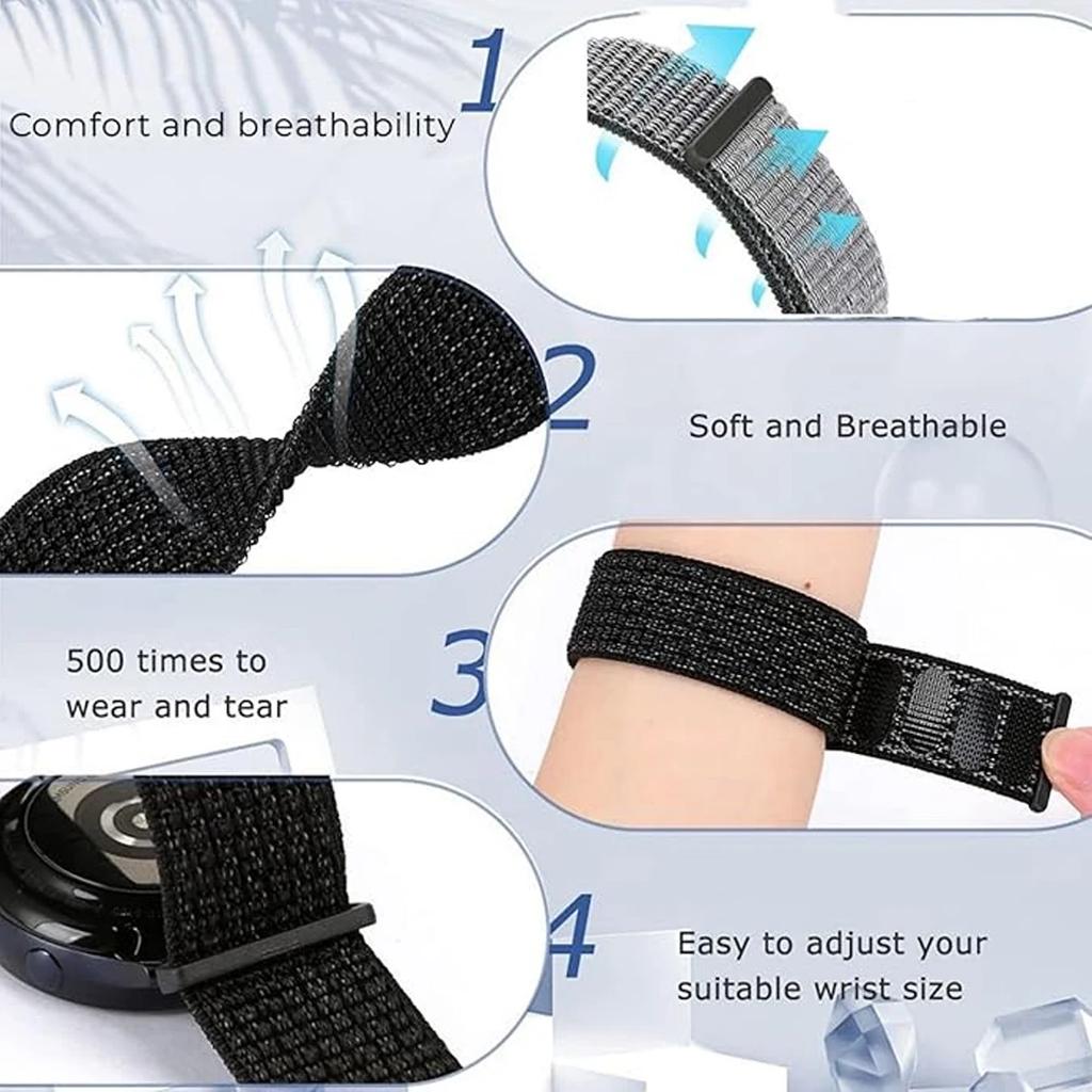 Нейлоновый ремешок-петля для умных часов Huami Amazfit T-REX 3/2, женский/мужской браслет для Amazfit T-Rex/T-Rex Pro, ремешок на запястье Correa