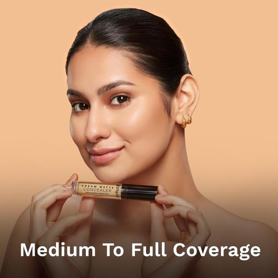Pilgrim Full Coverage Dream Matte Liquid Concealer 7.3 мл | Консилер от темных кругов с австралийской сливой какаду и гиалуроновой кислотой