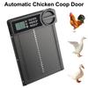 Controlled Open Small Pet Supplies Retractable Door Anti-Pinch Function LCD Display Safety Gate Automatic Chicken Coop Door