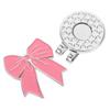 Magnetic Golf Ball Mark Pink Ribbon Golf Hat Marker Sports Cap Golf Cap Clip  Golf Enthusiasts