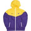 X NBA Jacket Youth Los Angeles Lakers Comfortable Breathable Soft Casual Lemon Yellow Kids Jackets 3Z2B7FEKR-LAK
