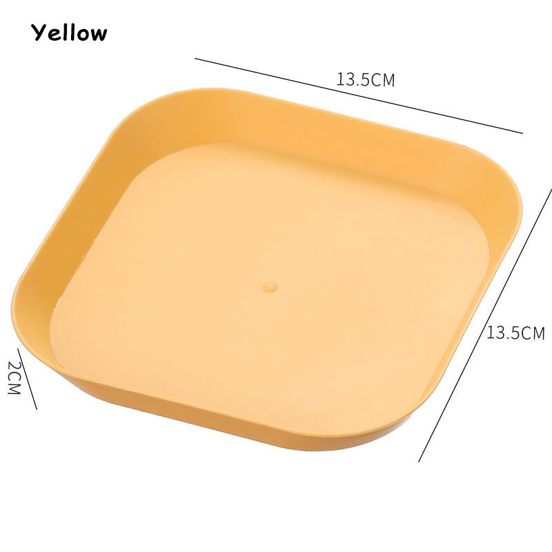 Пластиковая тарелка в скандинавском стиле для ужина, костяная тарелка, квадратная костяная тарелка для вертела, торта, фруктов, закуски, маленькая тарелка, кухонные принадлежности