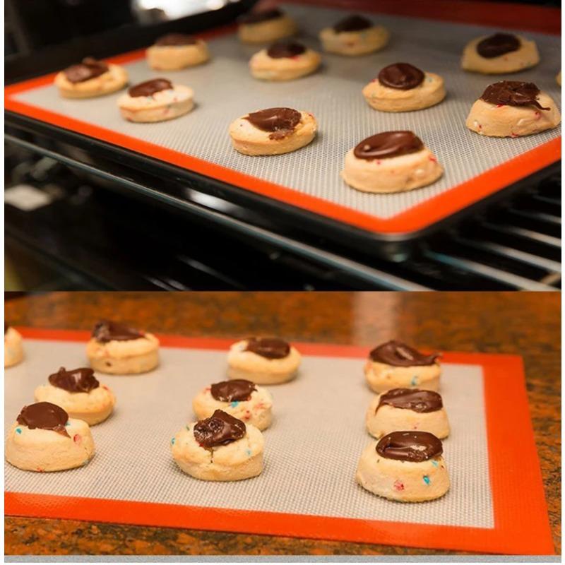 Silicone Macaron Baking Mat for Bake Pans Macaroon Pastry Cookie Making Professional Grade Nonstick