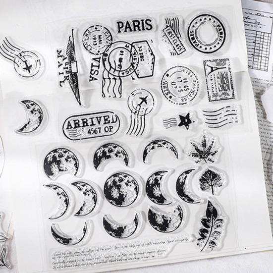 Рождественские штампы Набор штампов Изготовление открыток своими руками Фестивали Альбом Скрапбукинг Дни рождения Поздравительная открытка Простой в использовании трафарет