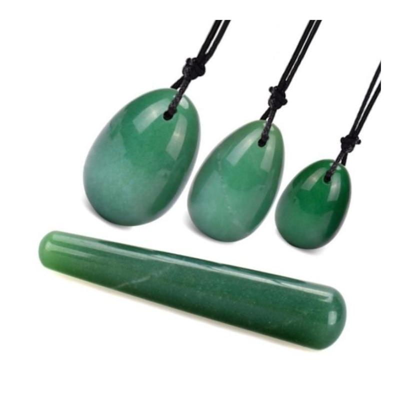 Yoni Egg Rose Quartz Jade Women Kegel Ben Wa Balls Crystal Kink Kegel Exercisers