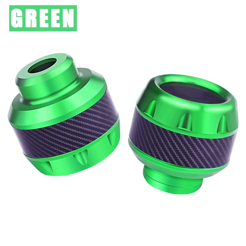 2 ШТ Универсальный Слайдер Рамы Для Мотоцикла Передние Чашки Мотоциклы Защита от Падения Взрывозащищенный Карбоновый Мотоцикл Скутер