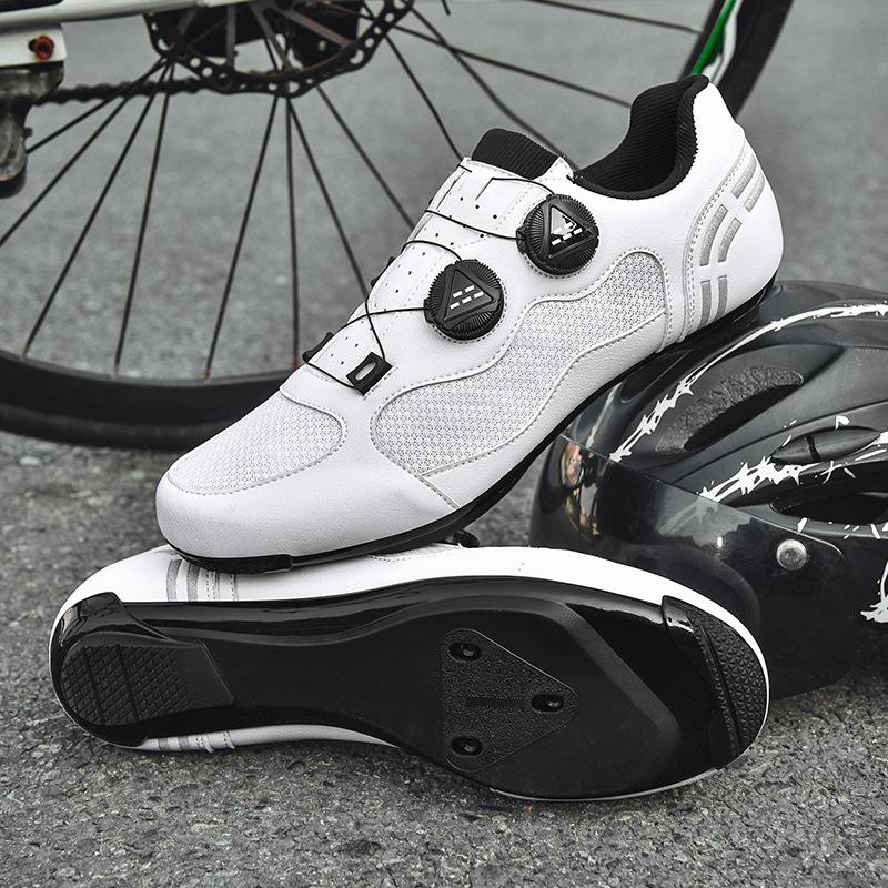 Breathable bicycle shoes cycling shoes men's and women's road bike lock shoes mountain power shoes breathable cycling shoes