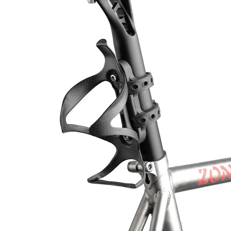 Регулируемый кронштейн для крепления конвертера бутылки с водой для горного велосипеда Фиксированная рама Легко монтируемый аксессуар для клетки для бутылки для удобного гидратации