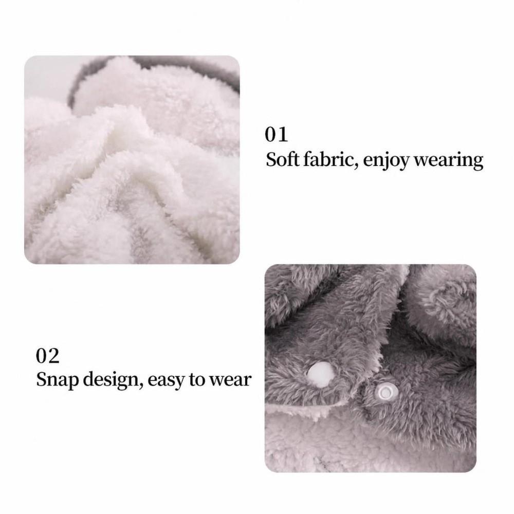 Hooded Dog Clothes Thickened Four Legged Dog Clothes Soft Warm Dog Outfits For Pet
