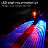Motorcycle LED Lights Angel Wings Projection Light Kit Night Riding Decorative Warning Lamp