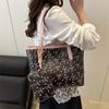 Cute and Sweet Fashion Printed Bow Large Capacity Two Multi-compartment Tote Tote Bag