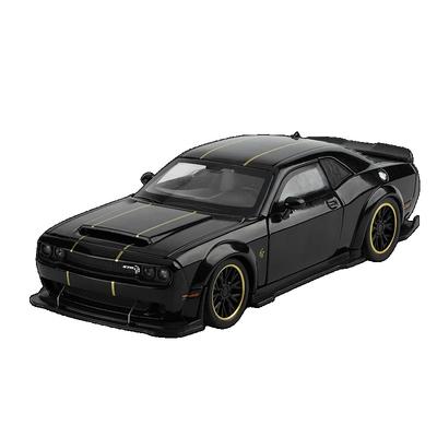 Масштаб 1/32 Dodge Challenger SRT Hellcat Redeye V8 Металлическая литая модель из сплава Американский маслкар Коллекция хобби-декораций