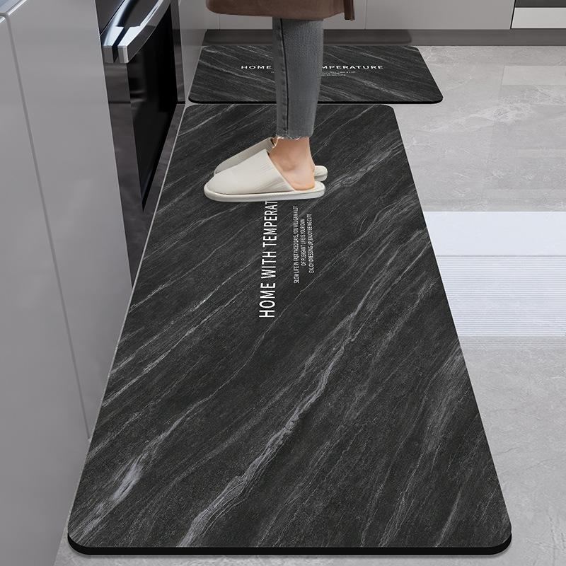 Коврик для пола кухни Diatom Mud Dirty Anti-slip Mat Simple Air-Soaching Water Absorbing Mat Home Easy to Cleaning Long Foot Mat