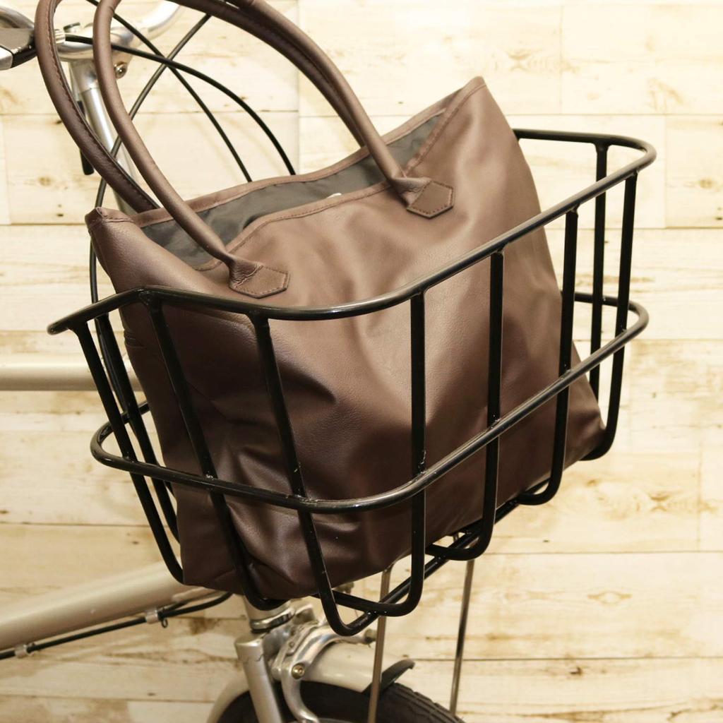 Aluminum Bicycle Front Basket for Almidas F300 with Mounting Brackets Black (SSK-ALF300) -