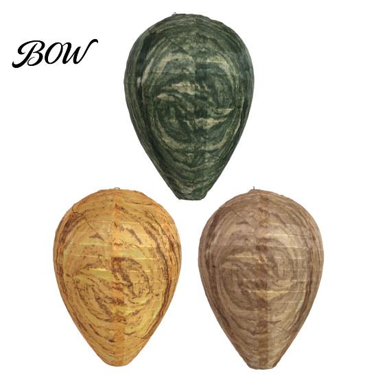 Hornet Deterrent Fake Nest Decoy Hanging Wasp Repellent with Sturdy Loop Outdoor Replica Waterproof Bee for Porch Patio Garden Decor And