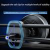 Автомобильный держатель для мобильного телефона Беспроводное автомобильное зарядное устройство Вращение на 360 градусов Магнитная фиксация Складной круглый кронштейн для универсальных телефонов