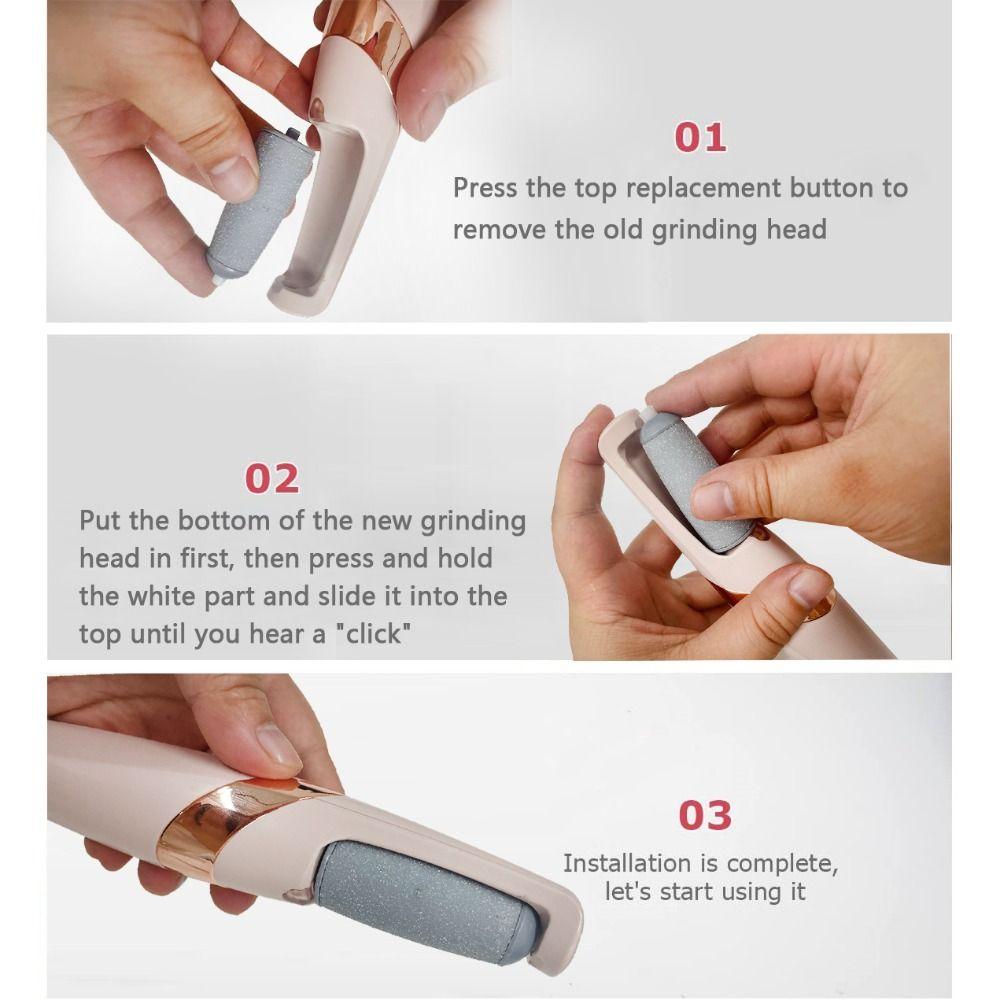 Электрическая пилка для ног, удалитель мозолей и огрубевшей кожи, электрические инструменты для педикюра, скраб для кутикулы ног