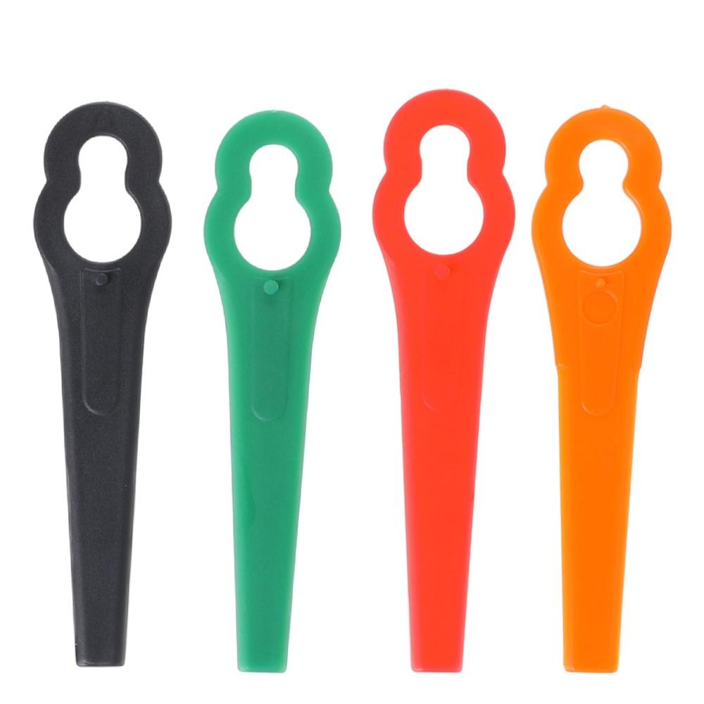 200/100/50/10 шт./упак. лезвие для триммера для травы, нож для садового инструмента, пластиковые режущие лезвия для триммера для травы, запасная часть кустореза