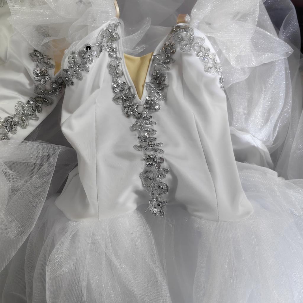 Ballet Tutu Skirt Performance Children's Competition Professional Dance Ballet Dress Fairy Long Dress Ballet Costume Girls Kid