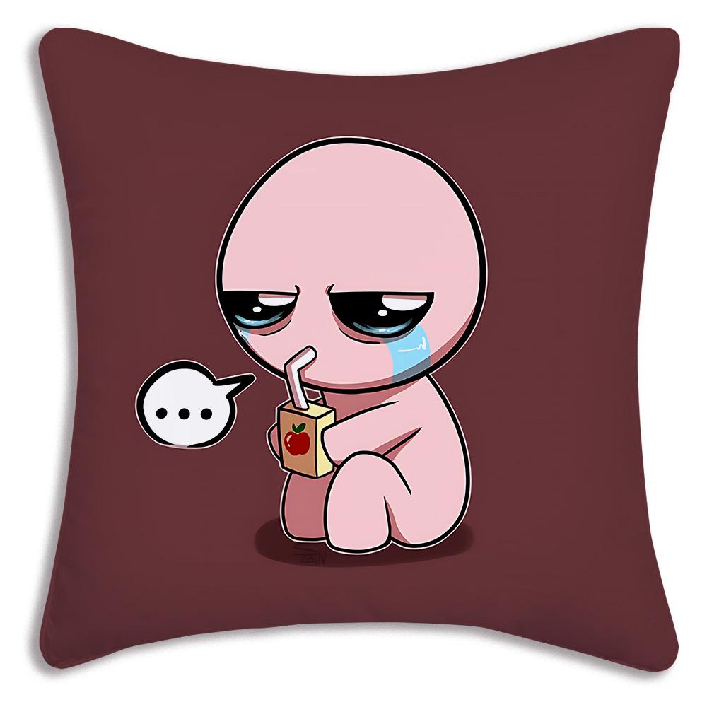 Мультяшные Наволочки The Binding of Isaac Мультяшные Декоративные Подушки для Дивана Домашние Двусторонние Короткий Плюш Милый Чехол для Подушки