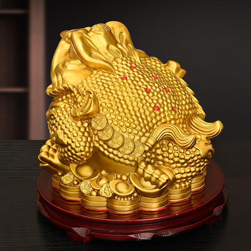 Fengshui Zhaocai Чистая медная золотая жаба украшения привлекают богатство сокровищница золотая жаба гостиная открытие магазина подарок