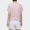 adidas Футболка Ss Tee Id повседневная удобная дышащая футболка с коротким рукавом женская розовая DY8650