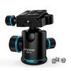 Andoer TB81X Tripod Ball Head 360 Degree Rotating Panoramic Ball Head for Tripod Monopod Slider DSLR Camera