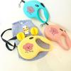 Retractable Dog Walking Roulette Collar Durable Traction Rope Chihuahua Nylon Dog Leash  Outdoor