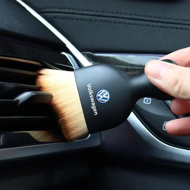 Car Dust Removal Cleaning Brush Tool for Volkswagen VW GTI RLINE Beetle GOLF JETTA MK4 PASSAT Polo SCIROCCO TIGUAN wheelcap zl7