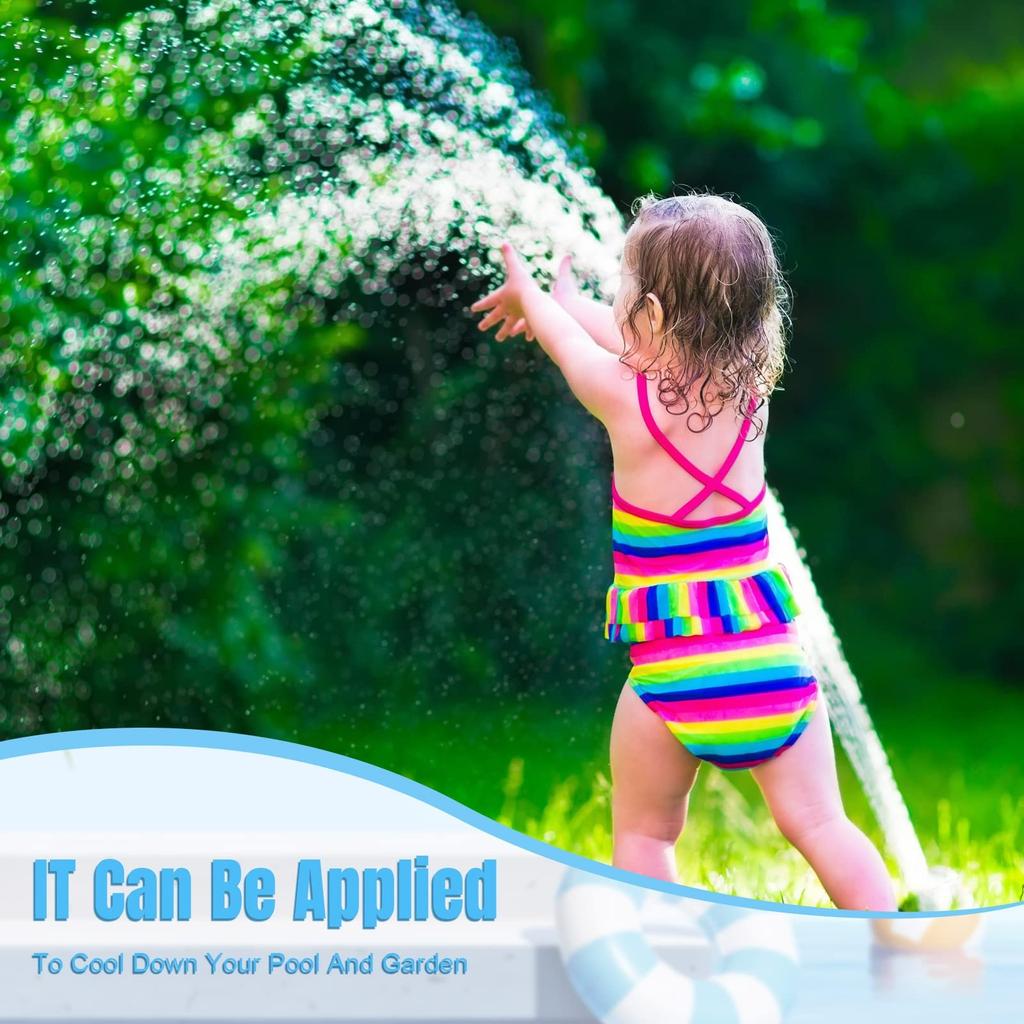 Фонтаны с распылительной водой для наземных и надземных бассейнов, регулируемые водопады, спринклерный охладитель для бассейна, температура воды в спа-центре для плавательных бассейнов