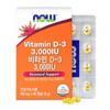 Now Foods Витамин D3 3000 МЕ 90 Капсул 3 шт. Ежемесячный запас 1 шт.