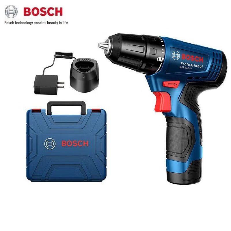 Bosch GSR120-LI Cordless Drill & Screwdriver Kit CN plug (adapter included)