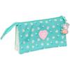 Trousse Triple - SAFTA - Peppa Pig Pretty Flowers - Confortable - Synthétique - Pour Enfants