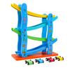 Wooden Gliding Niuniu Car Four-layer Track Roller Coaster Track Car Children's Inertial Speed Scooter