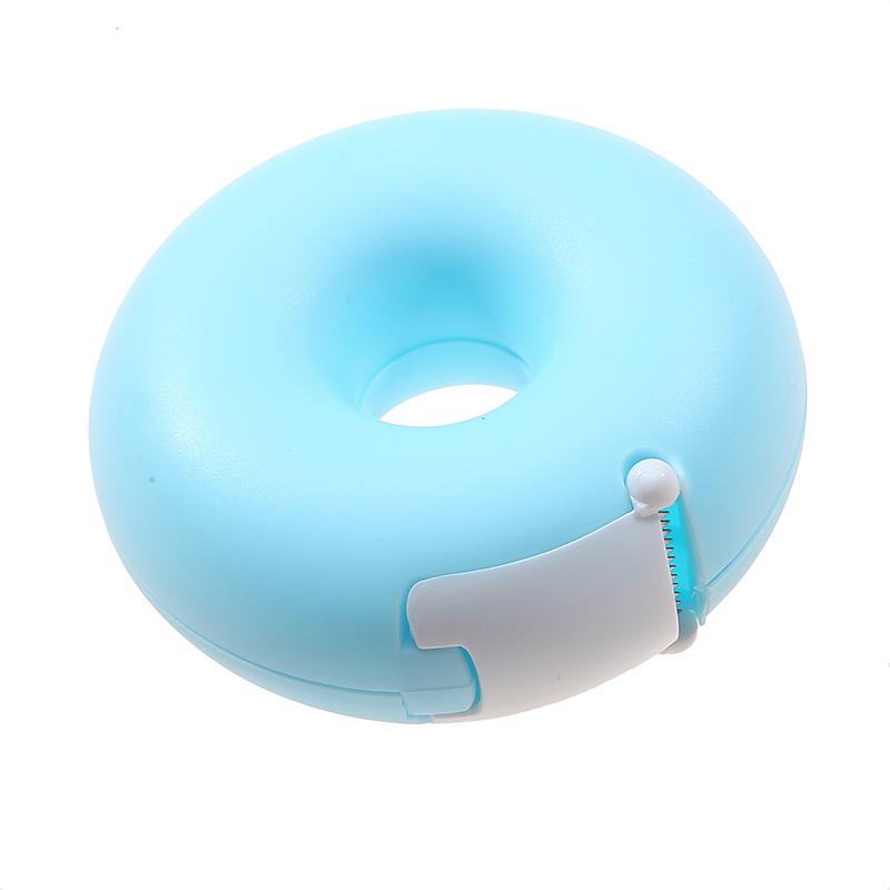 Многофункциональный диспенсер для ленты в форме пончика в форме сердца любви, канцелярские принадлежности, школьные канцелярские товары, пластиковые ленты для наращивания ресниц, резак