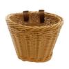 Hand Woven Bicycle Basket Large Capacity Strong Load Bearing Easy Installation Handlebar Bike Front Basket Replacement