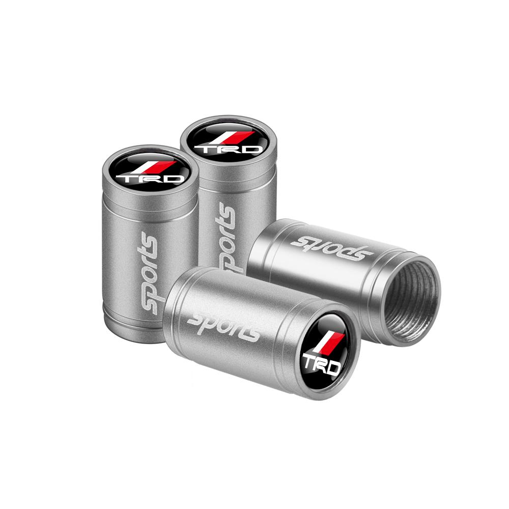 Для Toyota 2026 Горячие Колпачки Ступицы 4 шт. Автомобильные Спортивные Логотипы Металлические Колпачки Клапанов Шин Колес Аксессуары Для Toyota Rav4 Corolla Camry Mir