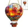 2025 Hot Air Balloon Sun Catcher Wall Hangable Colored Decor Indoor Window Decor Hangable Art For Indoor Outdoor Garden