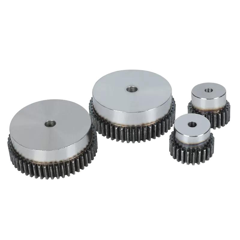 1M100T Hole 8-10-12-14-15mm Spur Gear Pinion 1M 100Teeth Mod1 Width 10mm Bore Right Teeth 45# Steel Major Gear