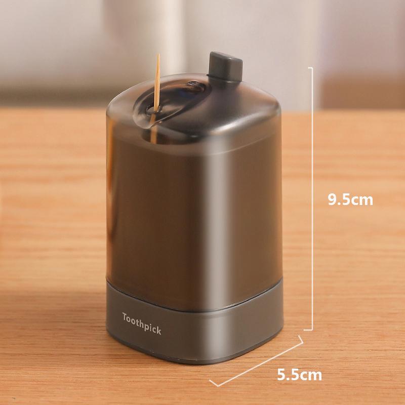 Автоматический выдвижной держатель для зубочисток, контейнер, портативный кухонный, ресторанный стол, ящик для хранения зубочисток, домашний диспенсер для зубочисток