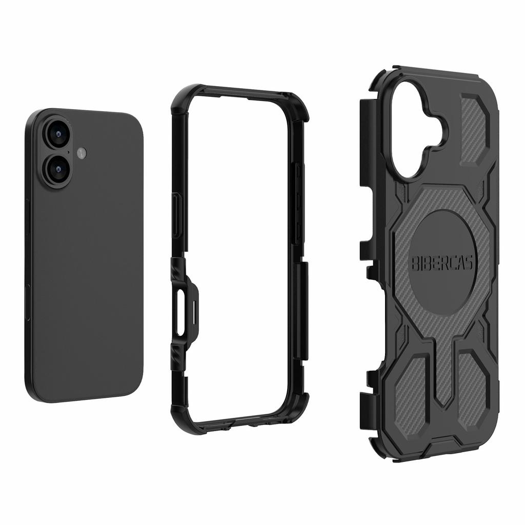 BIBERCAS J-16 Series For iPhone 17 Case Compatible with MagSafe Anti Drop TPU+PC Phone Cover
